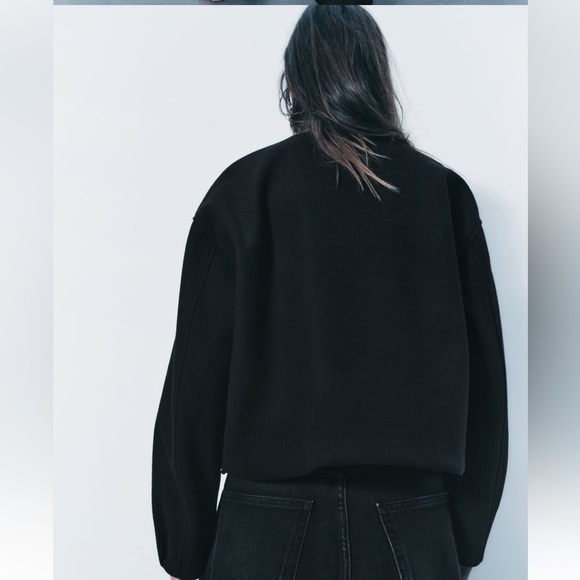 Grey Zara Bomber size s NWT - Picture 4 of 7